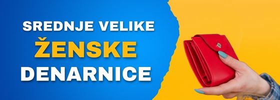 Srednje velike denarnice Srednje velike ženske denarnice
