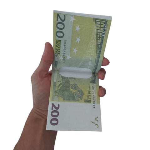 Mini denarnica z motivom evrskega bankovca za 200 Mini denarnica z motivom evrskega bankovca za 200