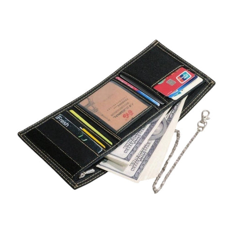 Denim Trifold denarnica Jeminal Compact Denim Trifold denarnica Jeminal Compact