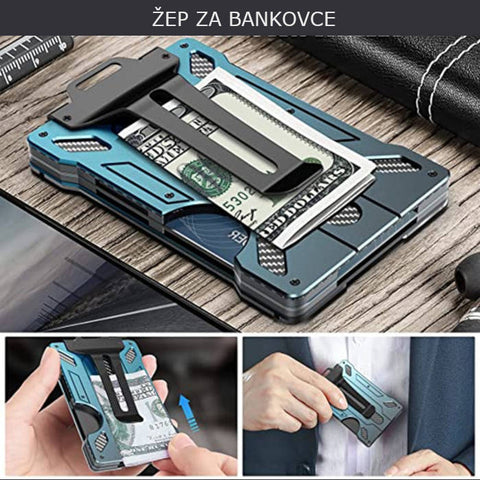 RFID Kovinska Denarnica Apollo RFID Kovinska Denarnica Apollo
