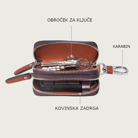 Mini torbica za ključe z obeskom Mini torbica za ključe z obeskom