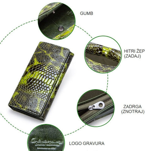 Podolgovata denarnica Gator Podolgovata denarnica Gator