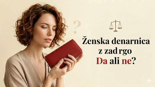 Ženska denarnica z zadrgo - praktična ali ne?