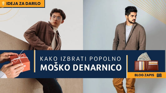 Kako izbrati moško denarnico za darilo