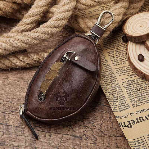 Eleganten etui za ključe z obeskom in originalnim emblemom HumerPaul