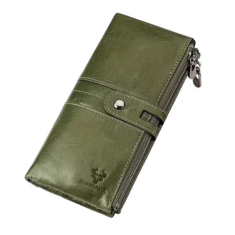 Ženska usnjena denarnica Fortune Premium zelena