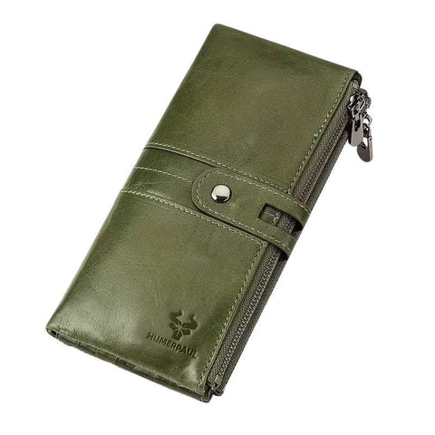 Ženska usnjena denarnica Fortune Premium zelena